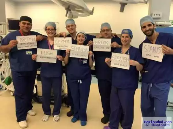 7 European doctors take inspiring team photo to highlight negative effects of Brexit